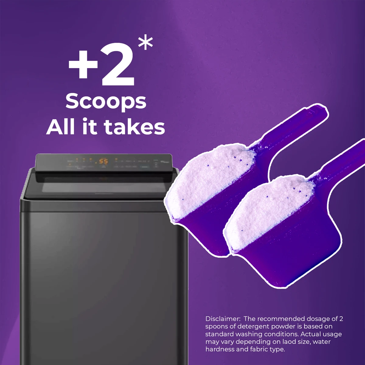 Smart Matic Top Load Detergent Powder (Lavender Fragrance)