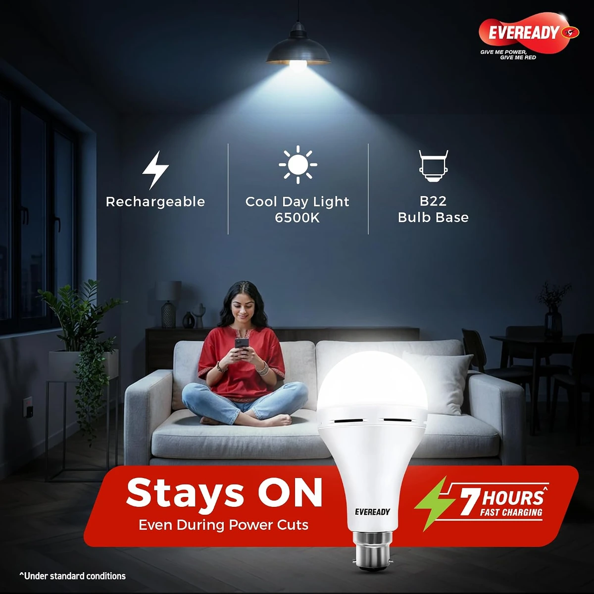 Emergency Inverter LED Bulb