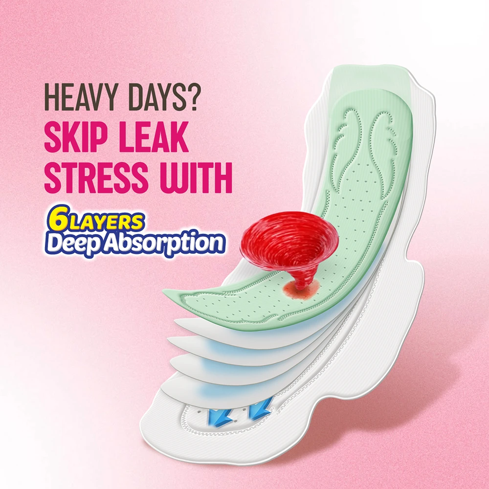 Anti Bacteria XXL Sanitary Pads