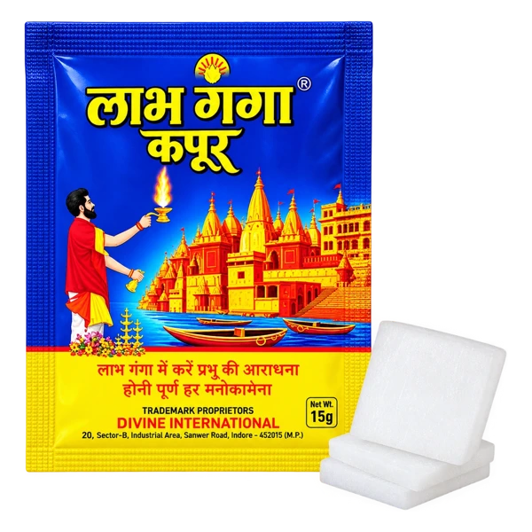 Labh Ganga Camphor / Kapoor Slab