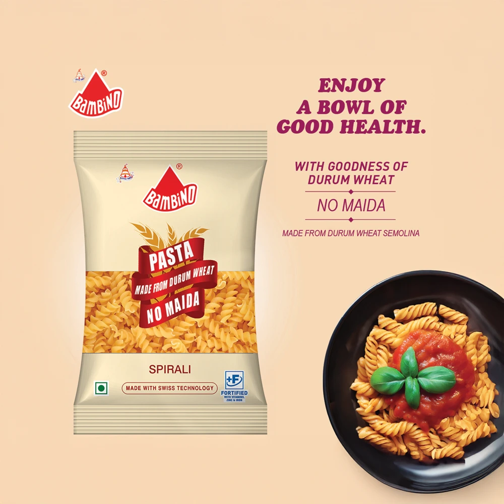 Premium Spirali Pasta (No Maida)