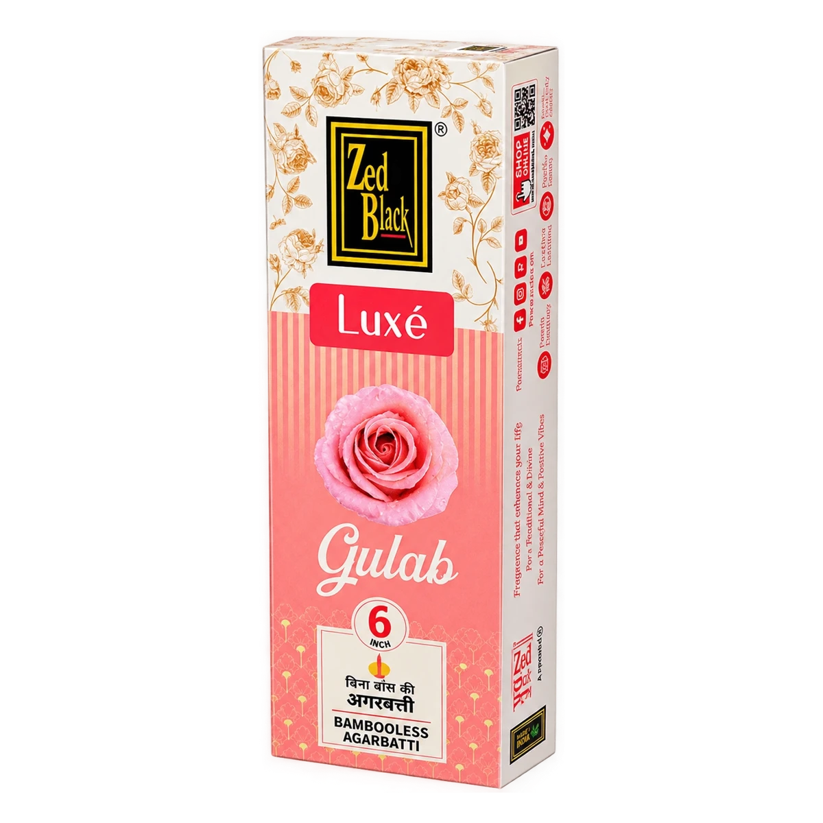 Luxe Gulab Bambooless Agarbatti