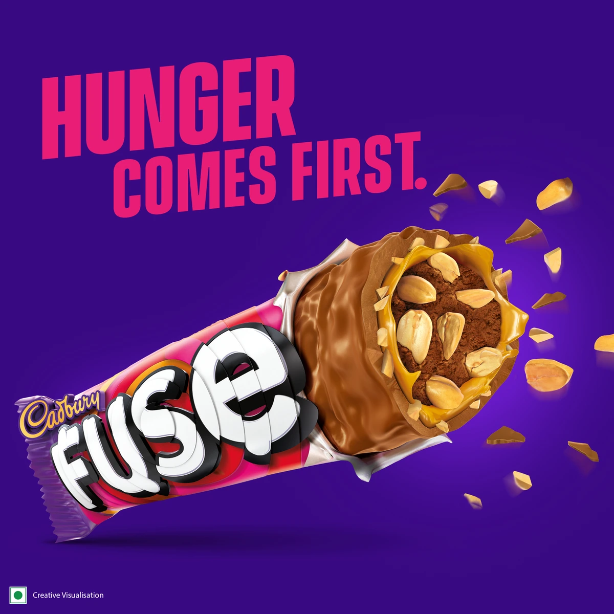 Fuse Peanut & Caramel Chocolate Filled Bar