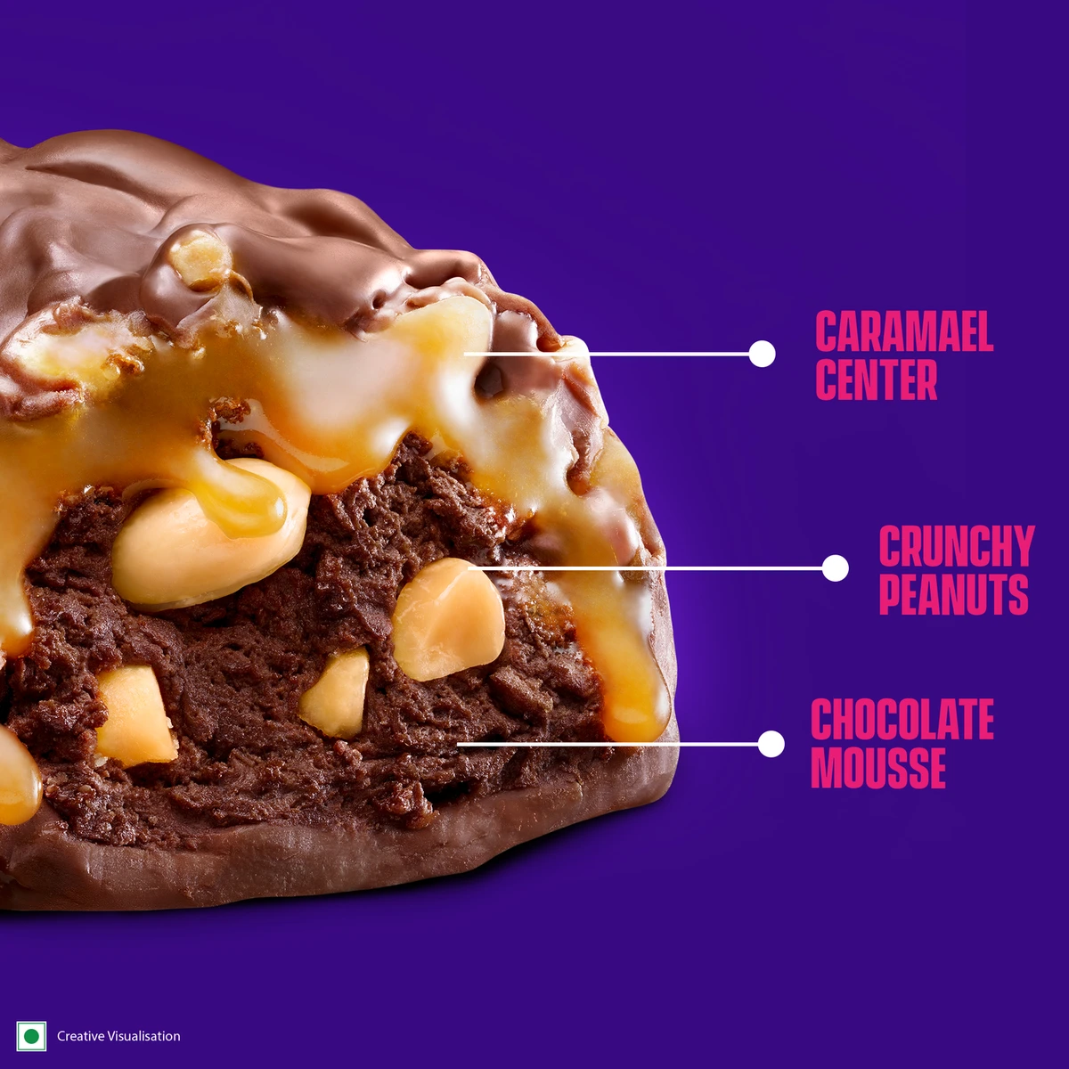 Fuse Peanut & Caramel Chocolate Filled Bar