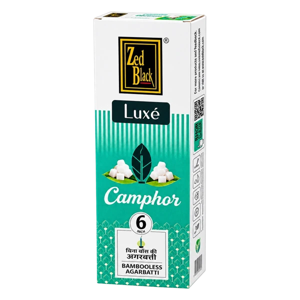 Zed Black Luxe Camphor / Kapoor Bambooless Agarbatti
