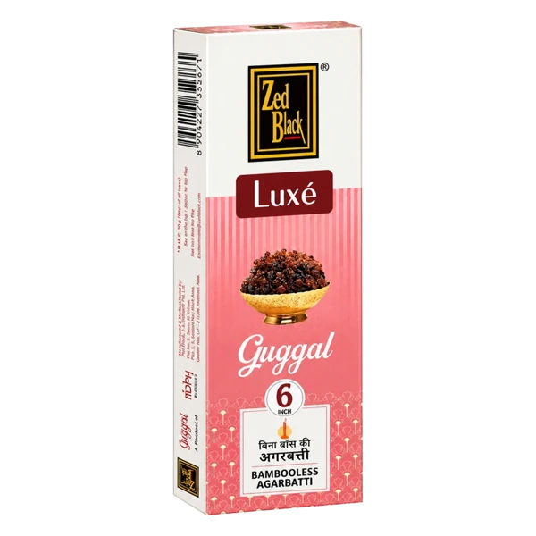 Zed Black Luxe Guggal Bambooless Agarbatti