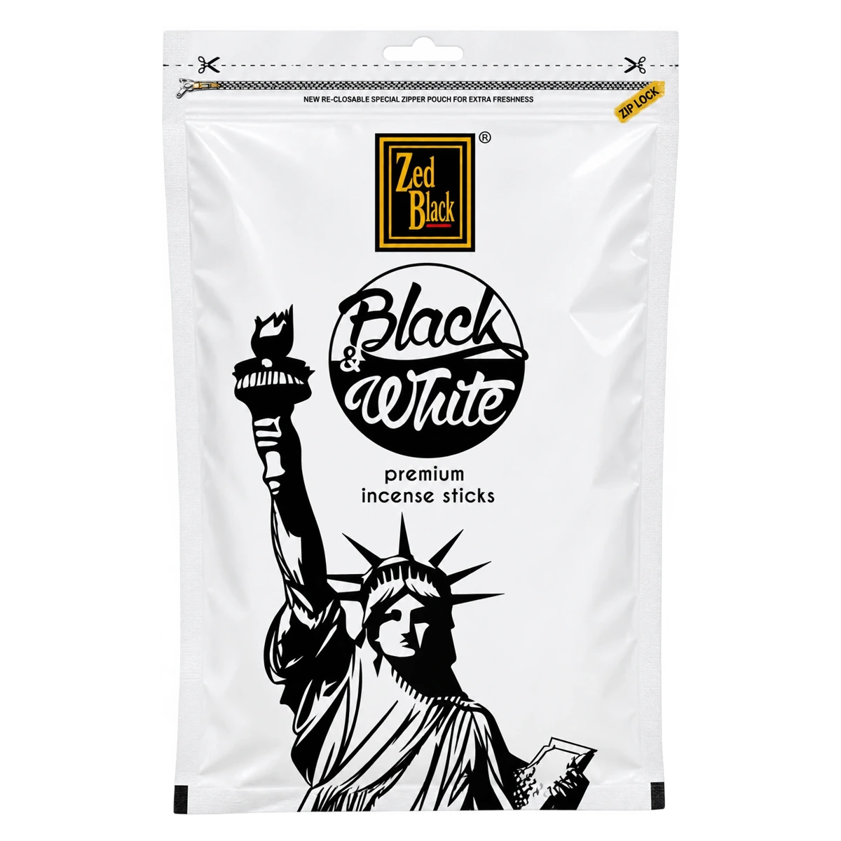 Black White Premium Incense Sticks Agarbatti