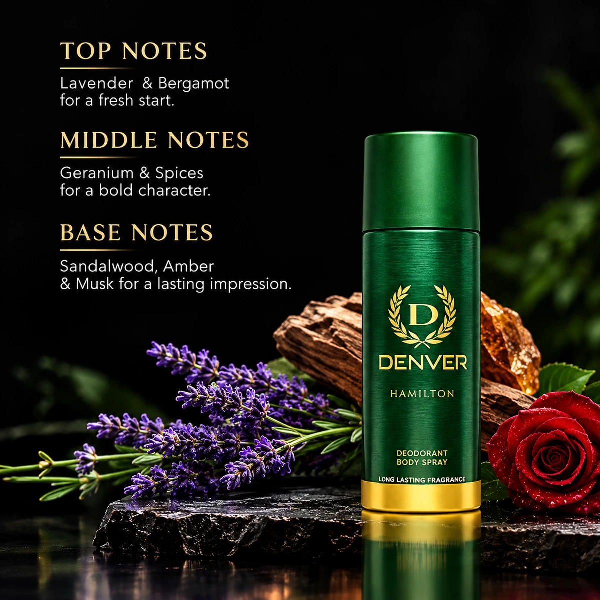 Hamilton Men's Deodorant Body Spray