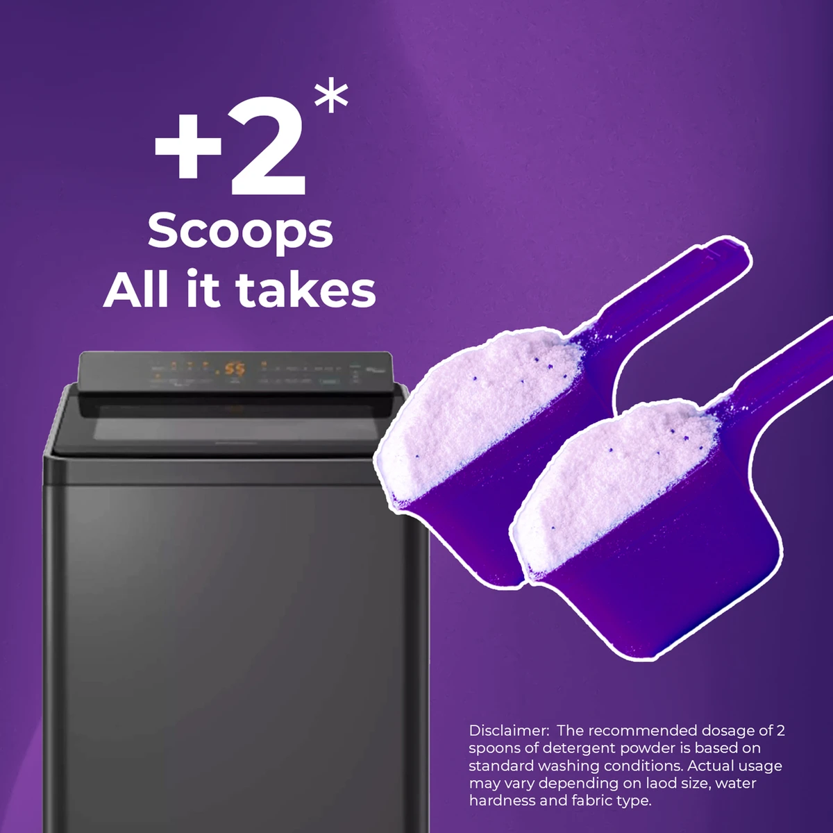 Smart Matic Top Load Detergent Powder (Lavender Fragrance)