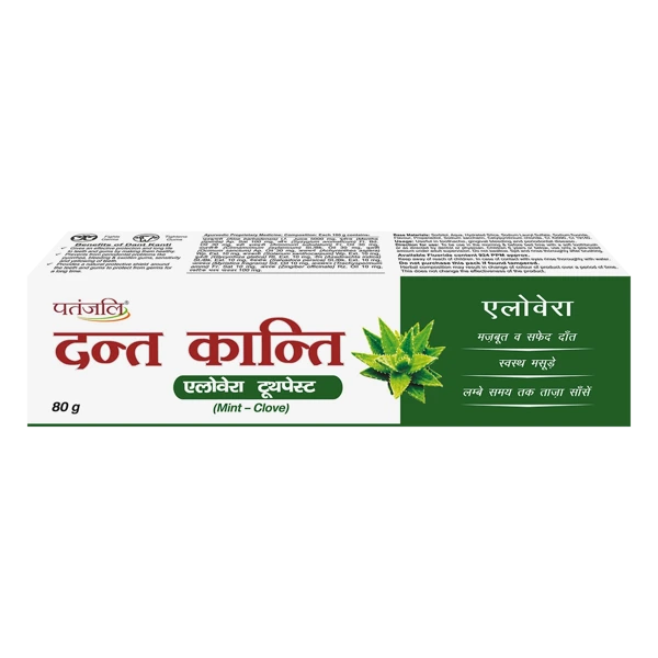Patanjali Dant Kanti Aloevera Gel Toothpaste