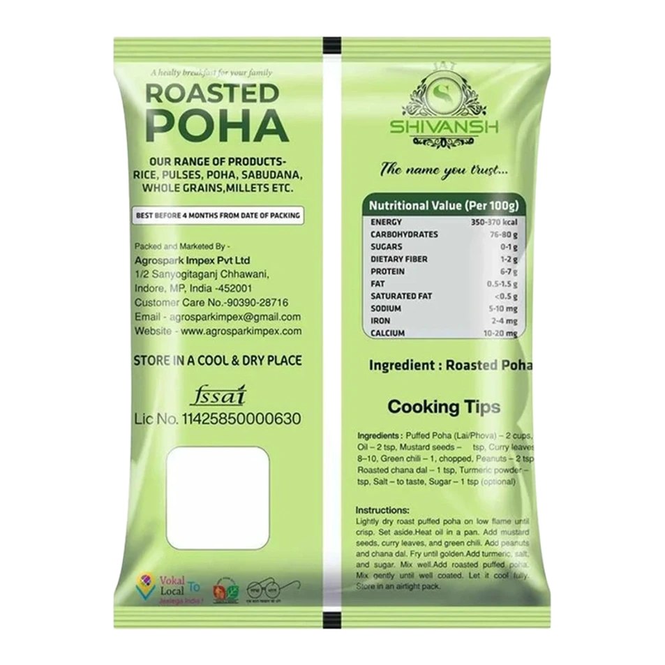 Jat Shivansh Roasted Poha