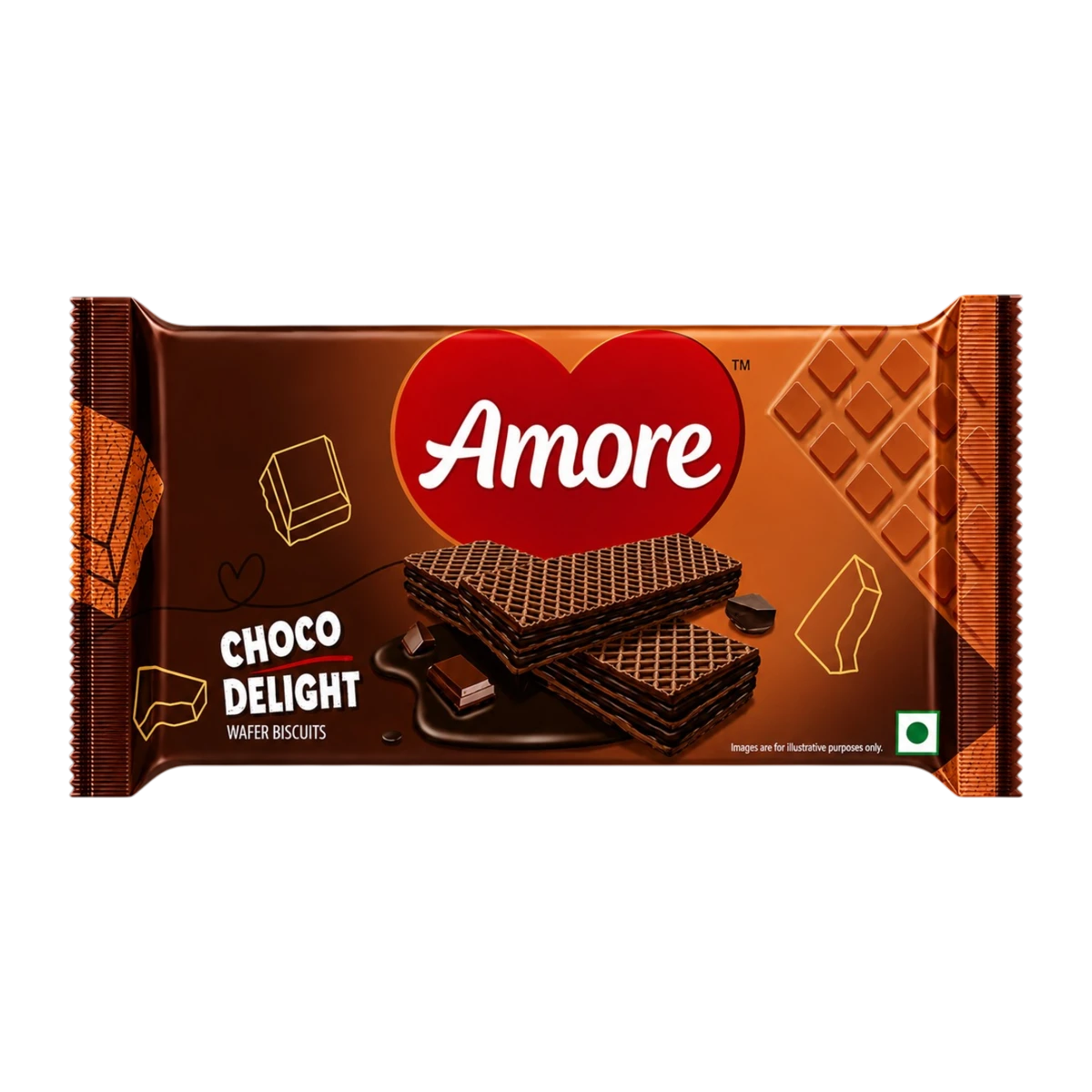 Amore Choco Delight Wafer Biscuits