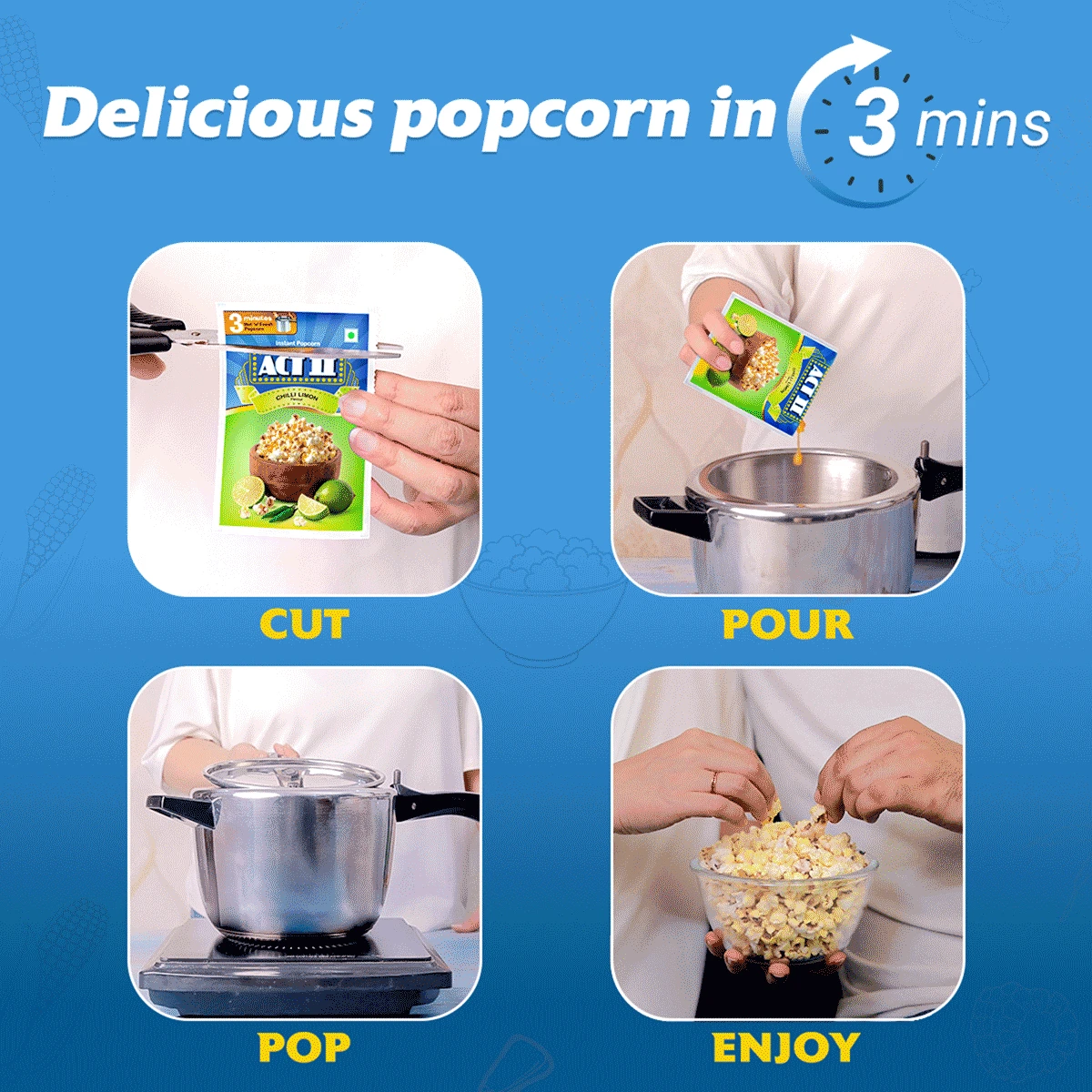 Cheese Blast Instant Popcorn