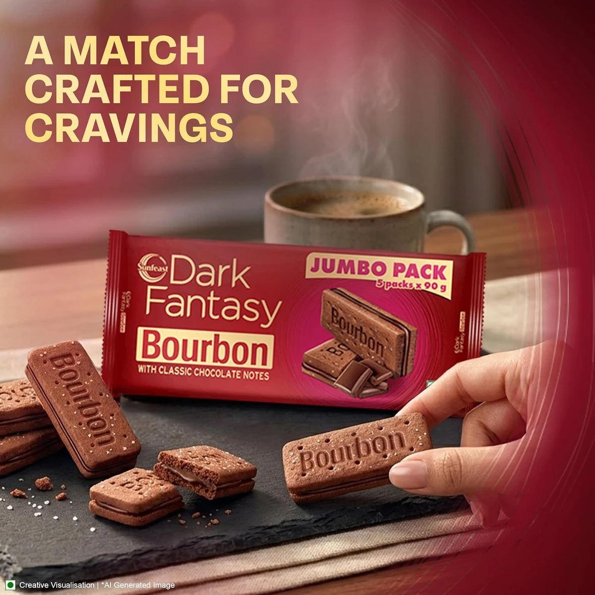 Bourbon Dark Fantasy Biscuits SET