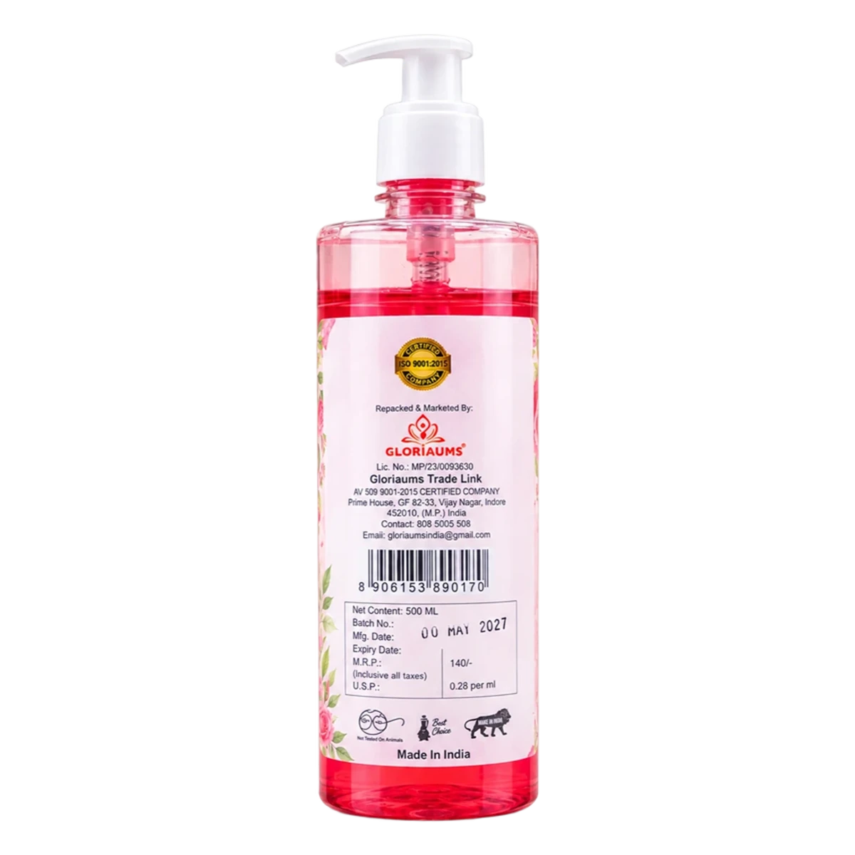 Regular Rose Hand Gel