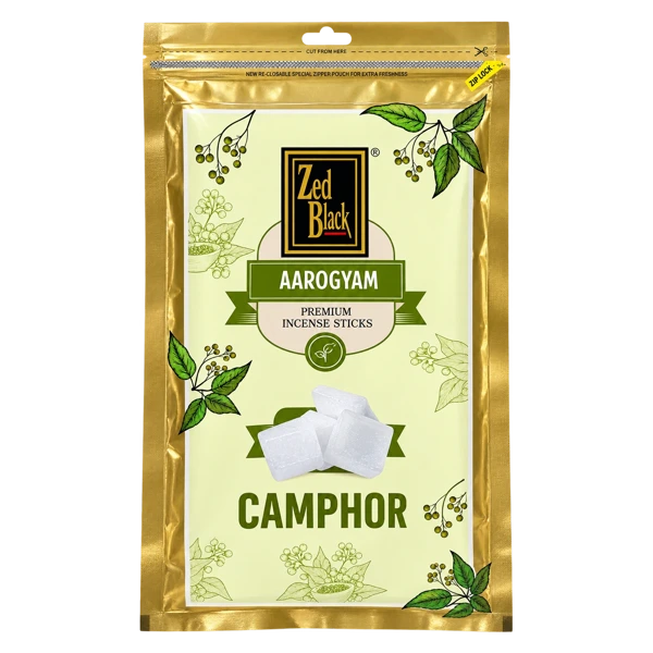 Zed Black Aarogyam Premium Incense Sticks Camphor / Kapoor Agarbatti