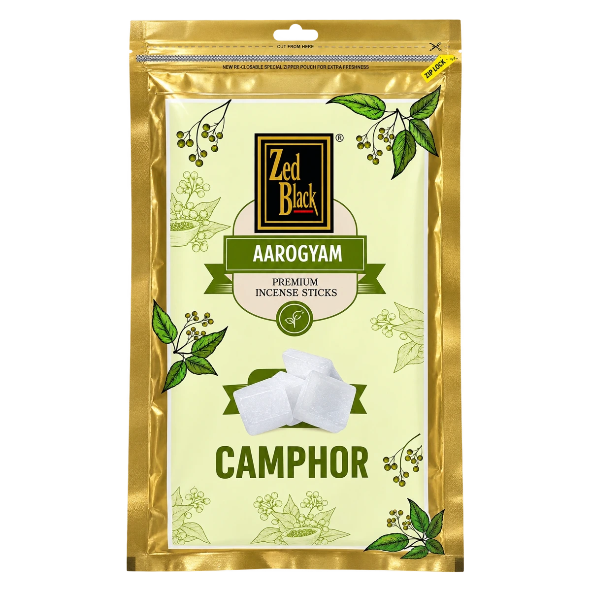 Aarogyam Premium Incense Sticks Camphor / Kapoor Agarbatti