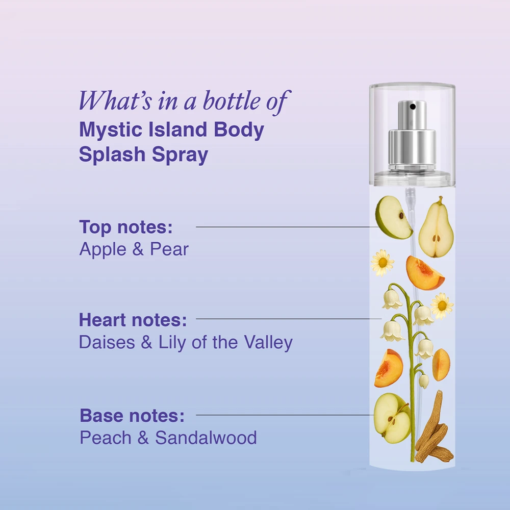 Wottagirl Deo Mystic Island Fragrant Body Splash