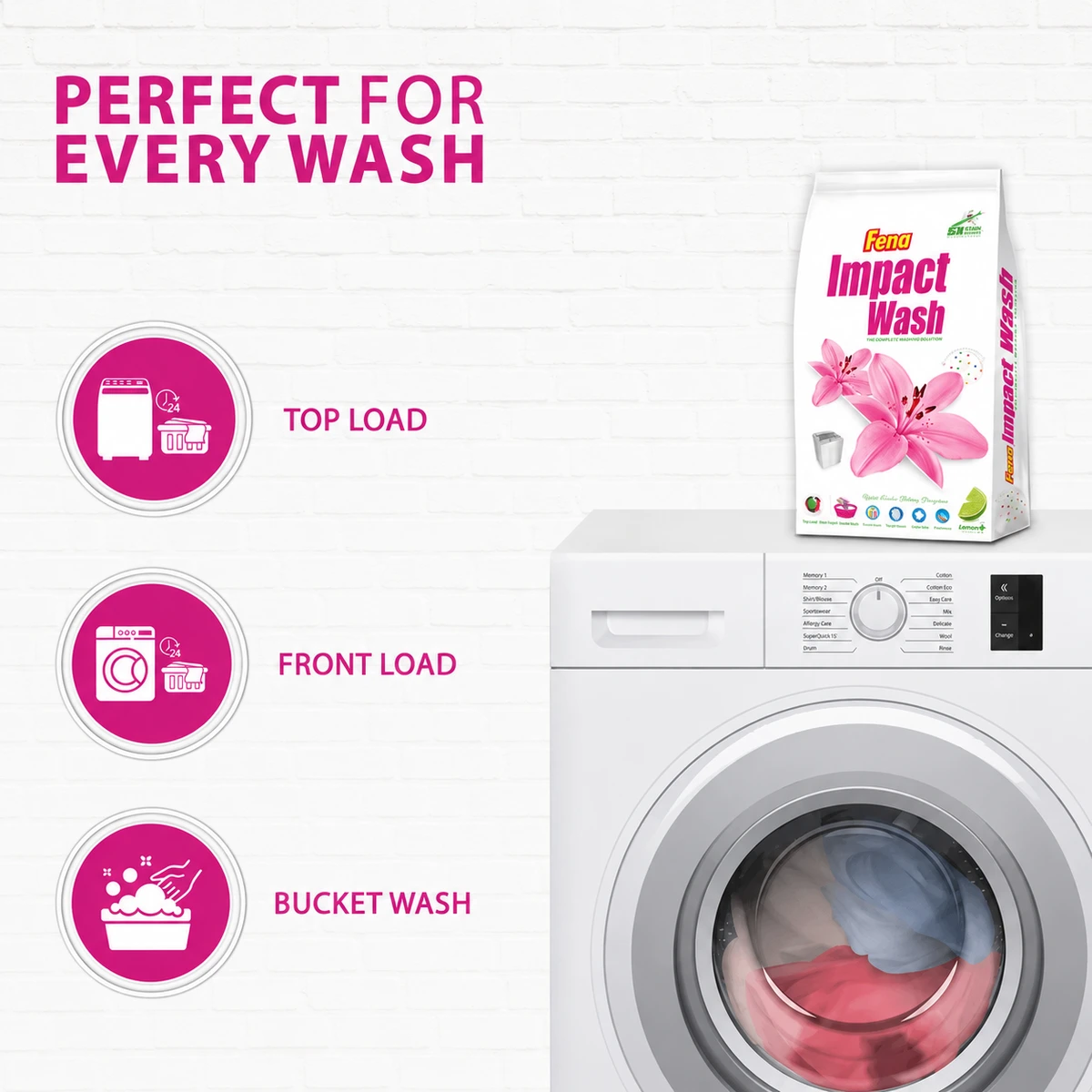 Impact Wash Detergent Powder