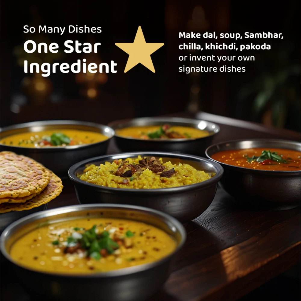 Unpolished Toor Dal Pesticide-Free (Arhar Dal)