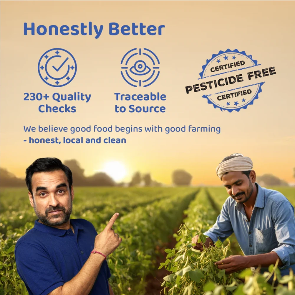 Unpolished Toor Dal Pesticide-Free (Arhar Dal)