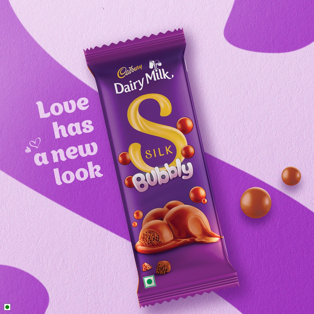 Dairy Milk Silk Bubbly Chocolate Bar