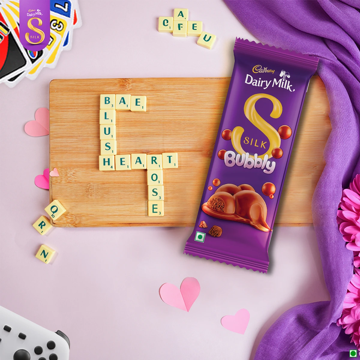 Dairy Milk Silk Bubbly Chocolate Bar