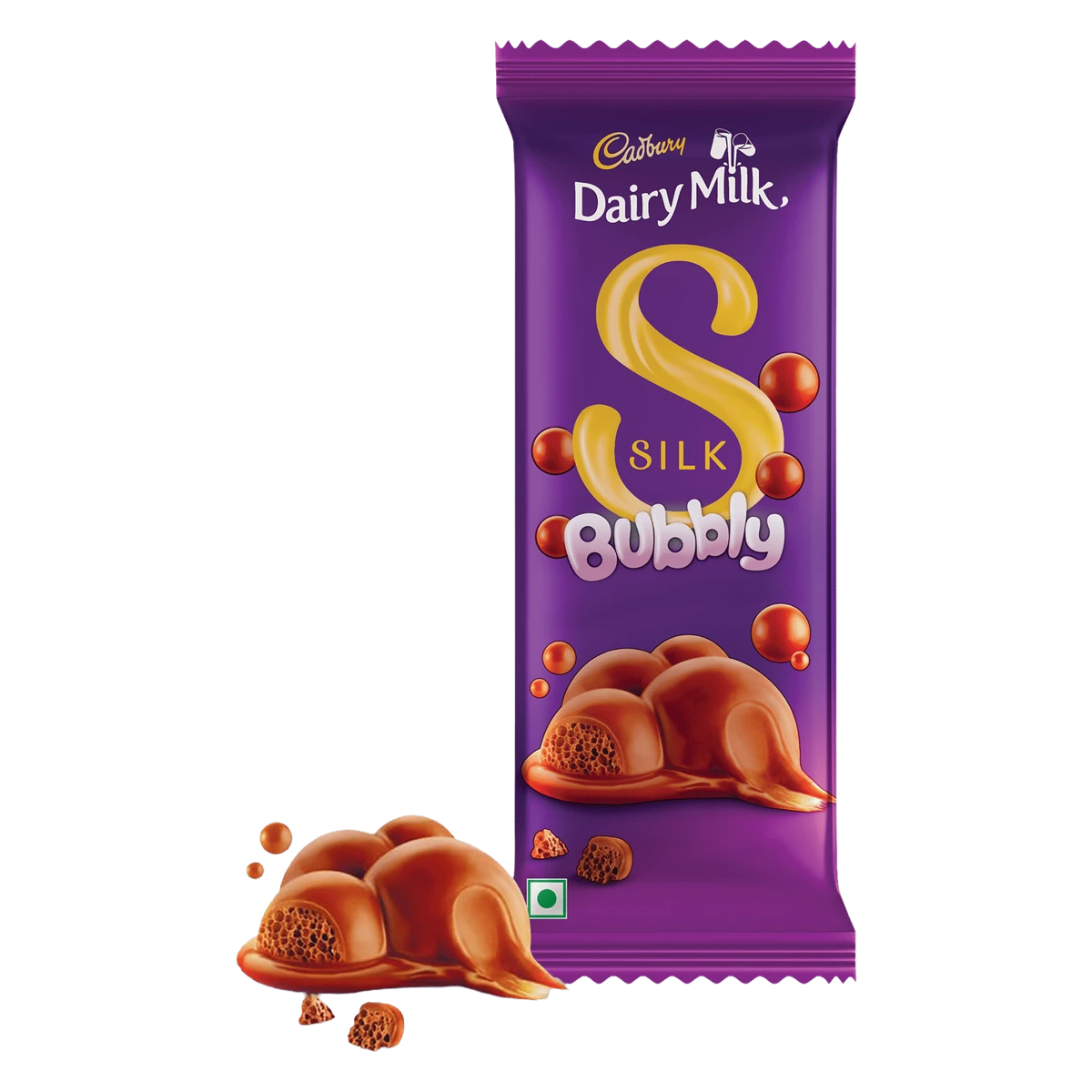Dairy Milk Silk Bubbly Chocolate Bar