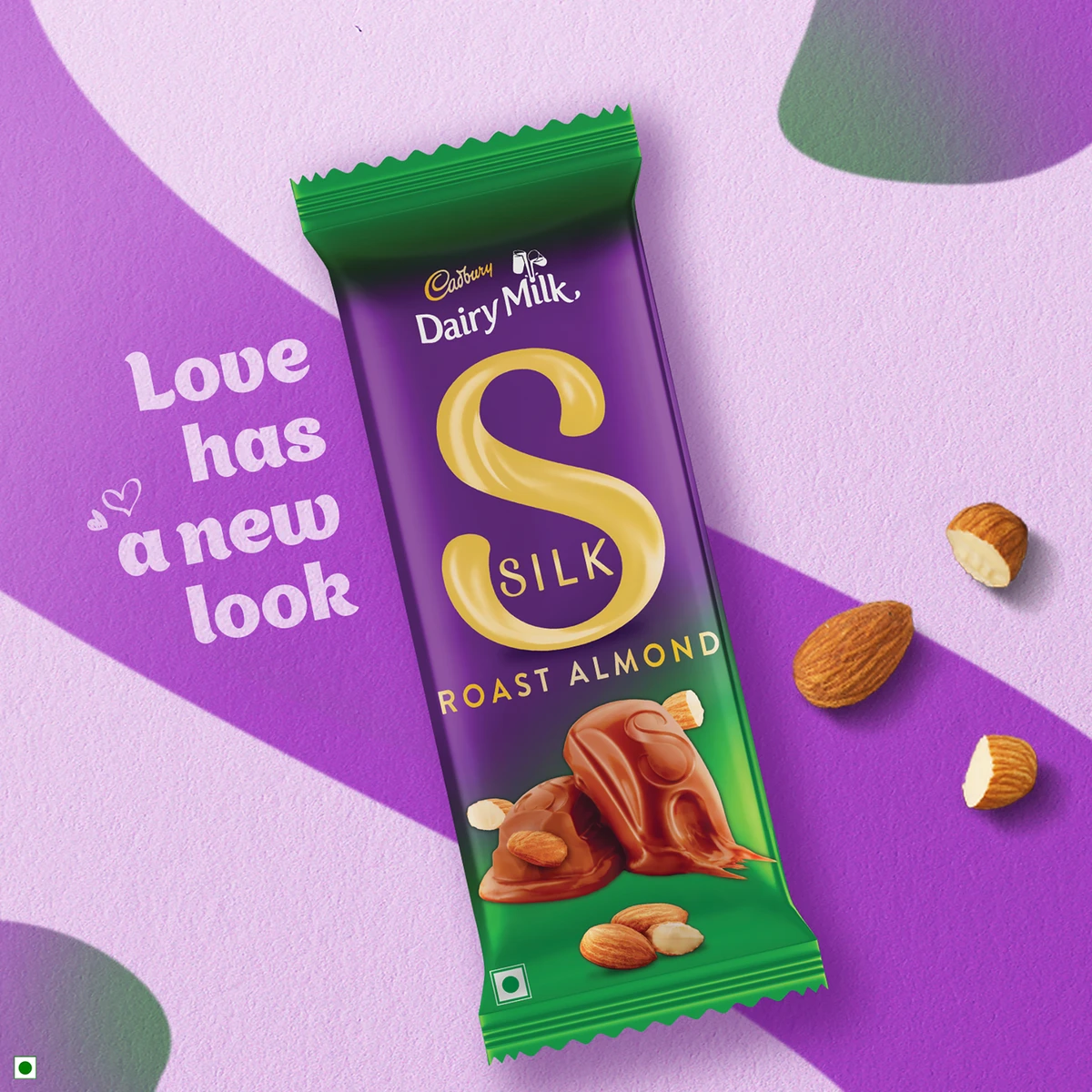 Dairy Milk Silk Roast Almond Chocolate Bar
