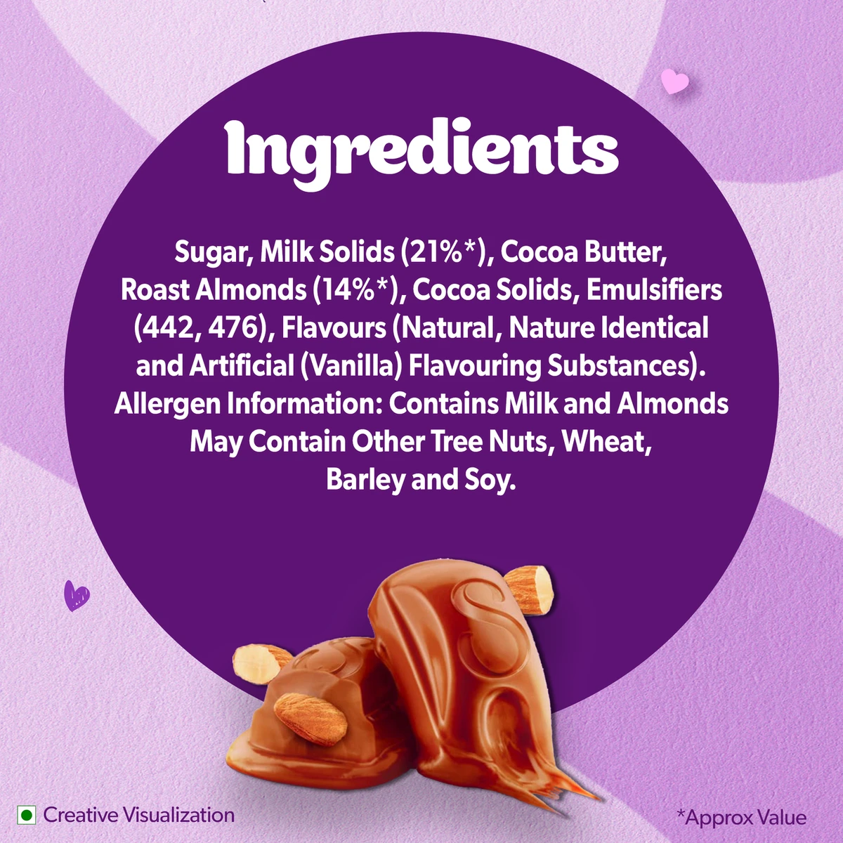 Dairy Milk Silk Roast Almond Chocolate Bar