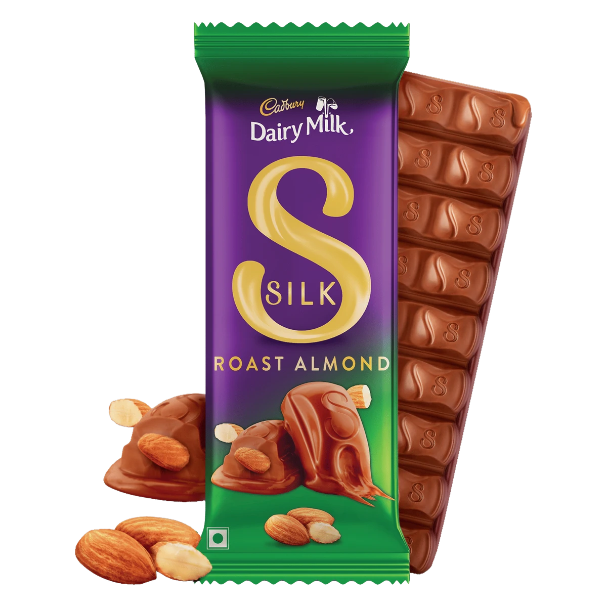 Dairy Milk Silk Roast Almond Chocolate Bar