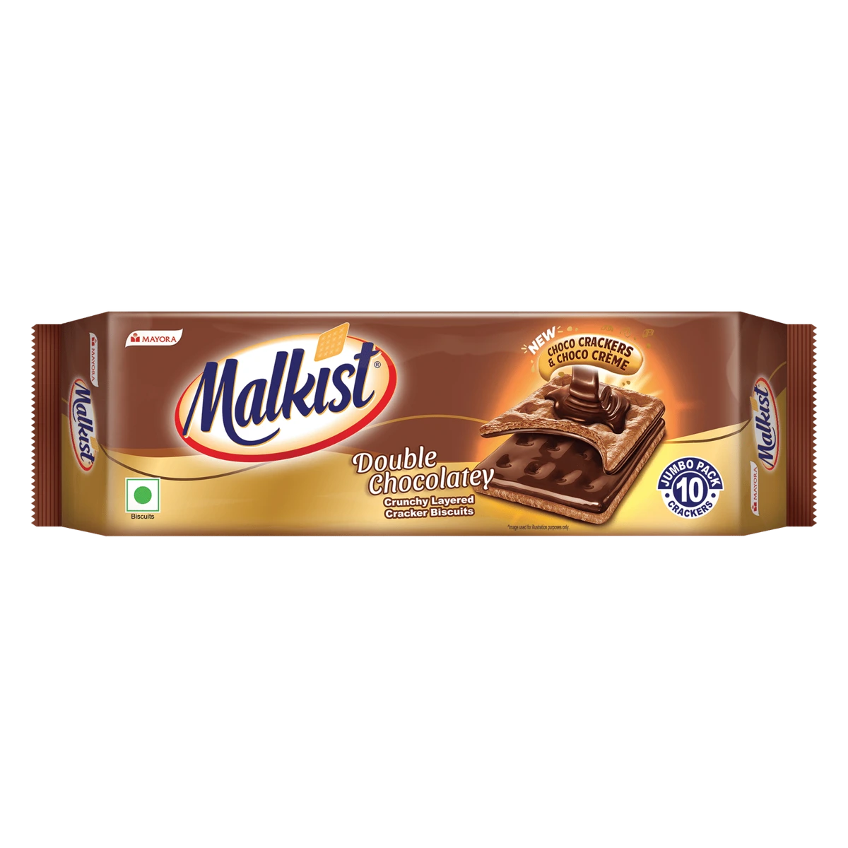 Malkist Double Chocolatey Crunchy Layered Crackers