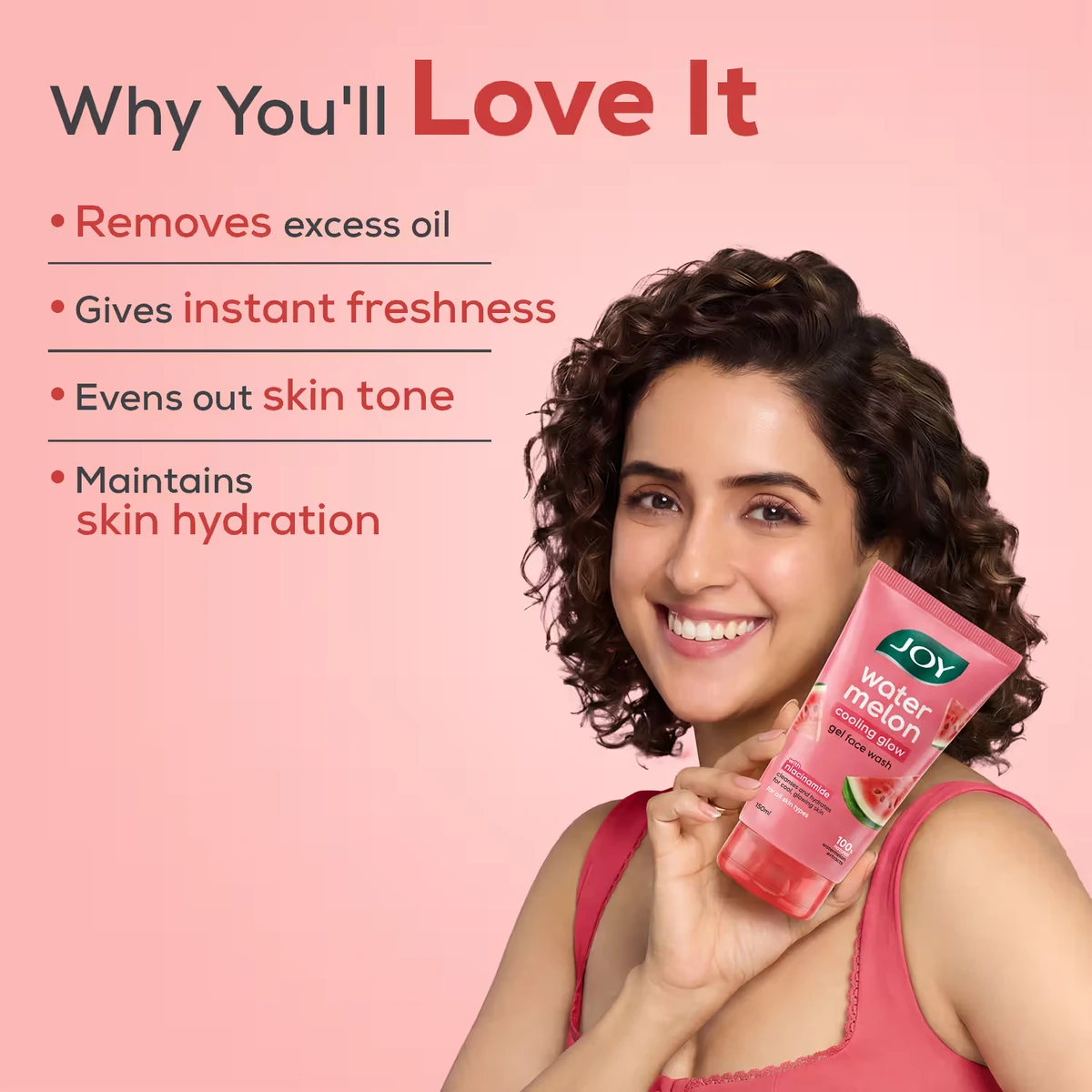 Watermelon Cooling Glow Gel Face Wash
