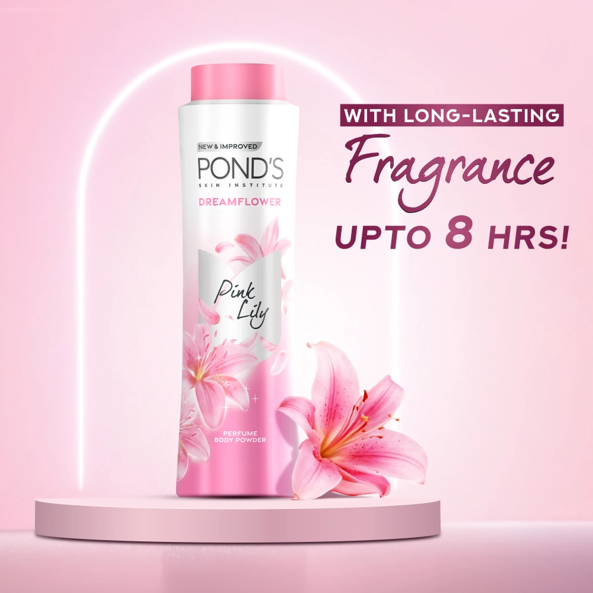 Dreamflower Pink Lily Perfume Body Powder