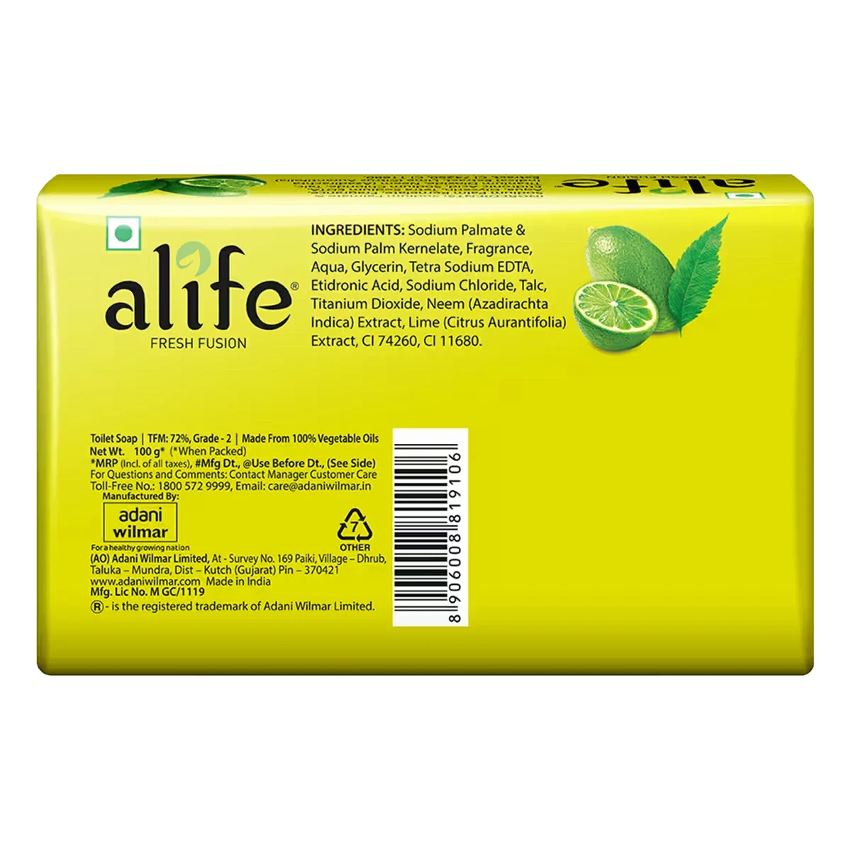 Alife Fresh Fusion Gondhoraj and Neem Soap SET