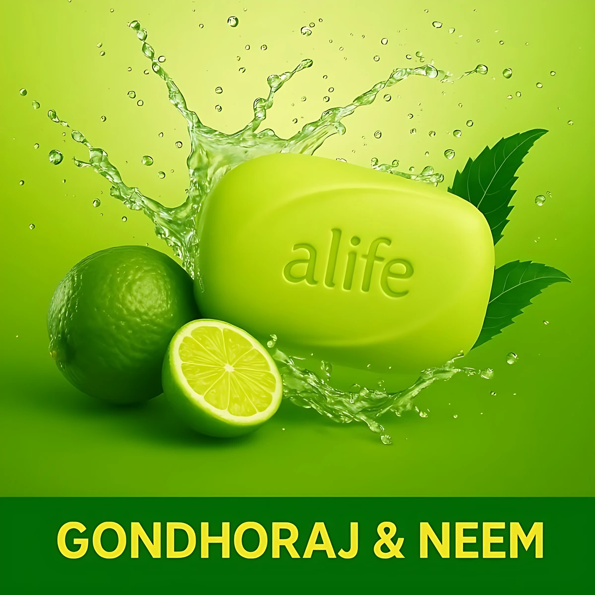Alife Fresh Fusion Gondhoraj and Neem Soap SET
