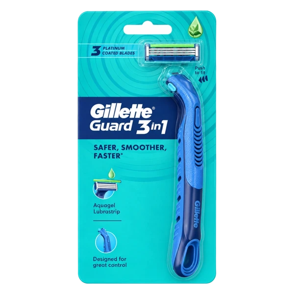 Gillette Guard 3 in 1 Men's Razor