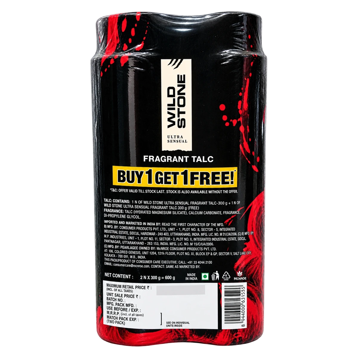 Ultra Sensual Fragrant Talc Buy 1 Get 1 Free
