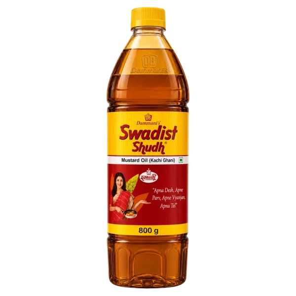 Dammani Swadist Shudh Kachi Ghani Mustard Oil