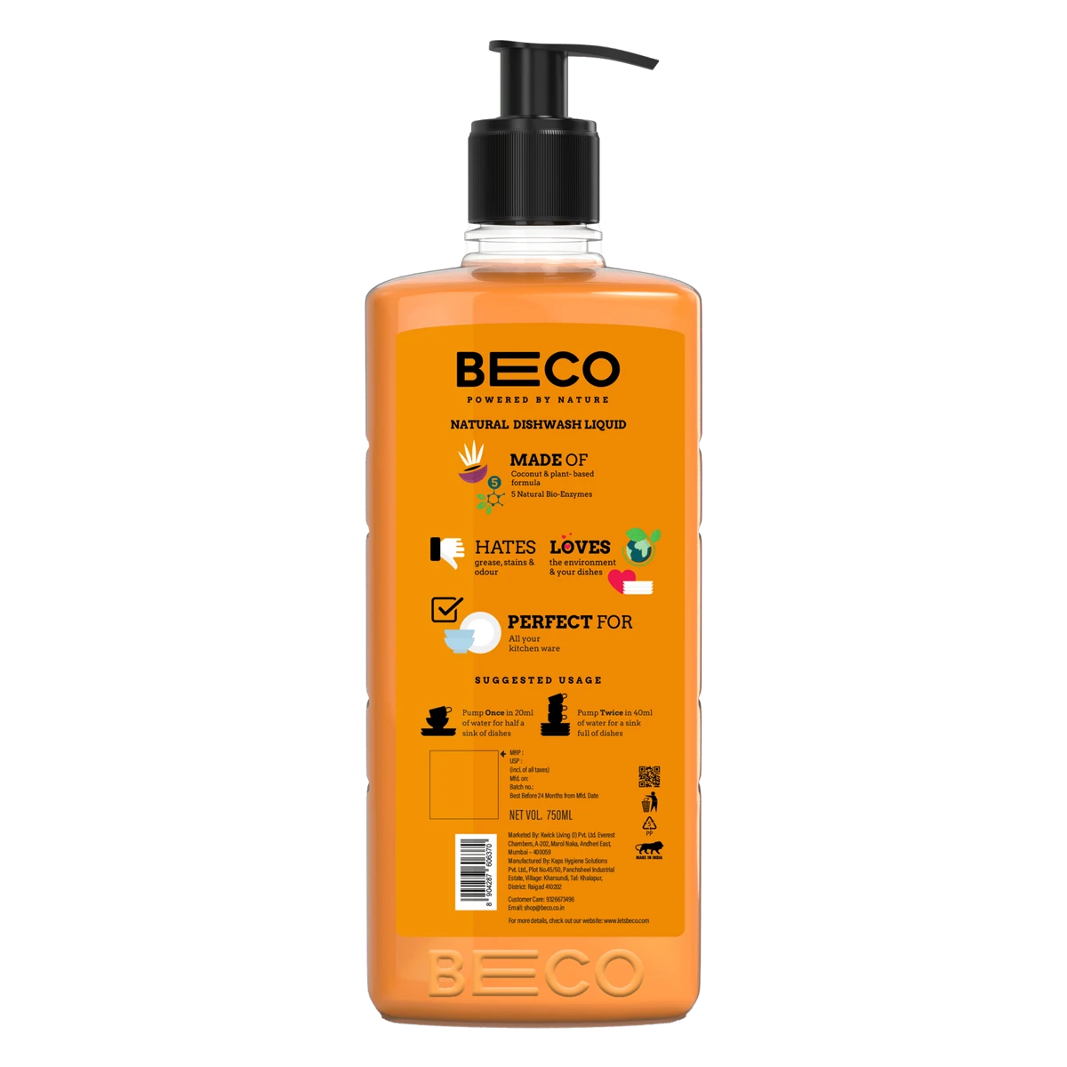 Natural Dishwash Gel