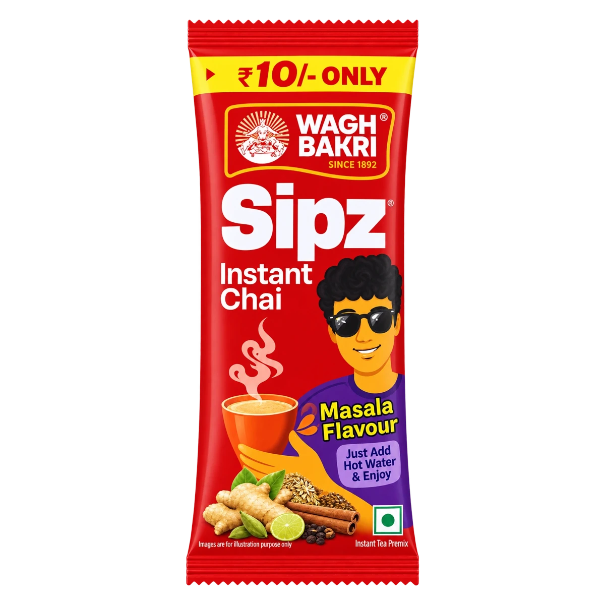 Sipz Masala Flavour Instant Tea Premix