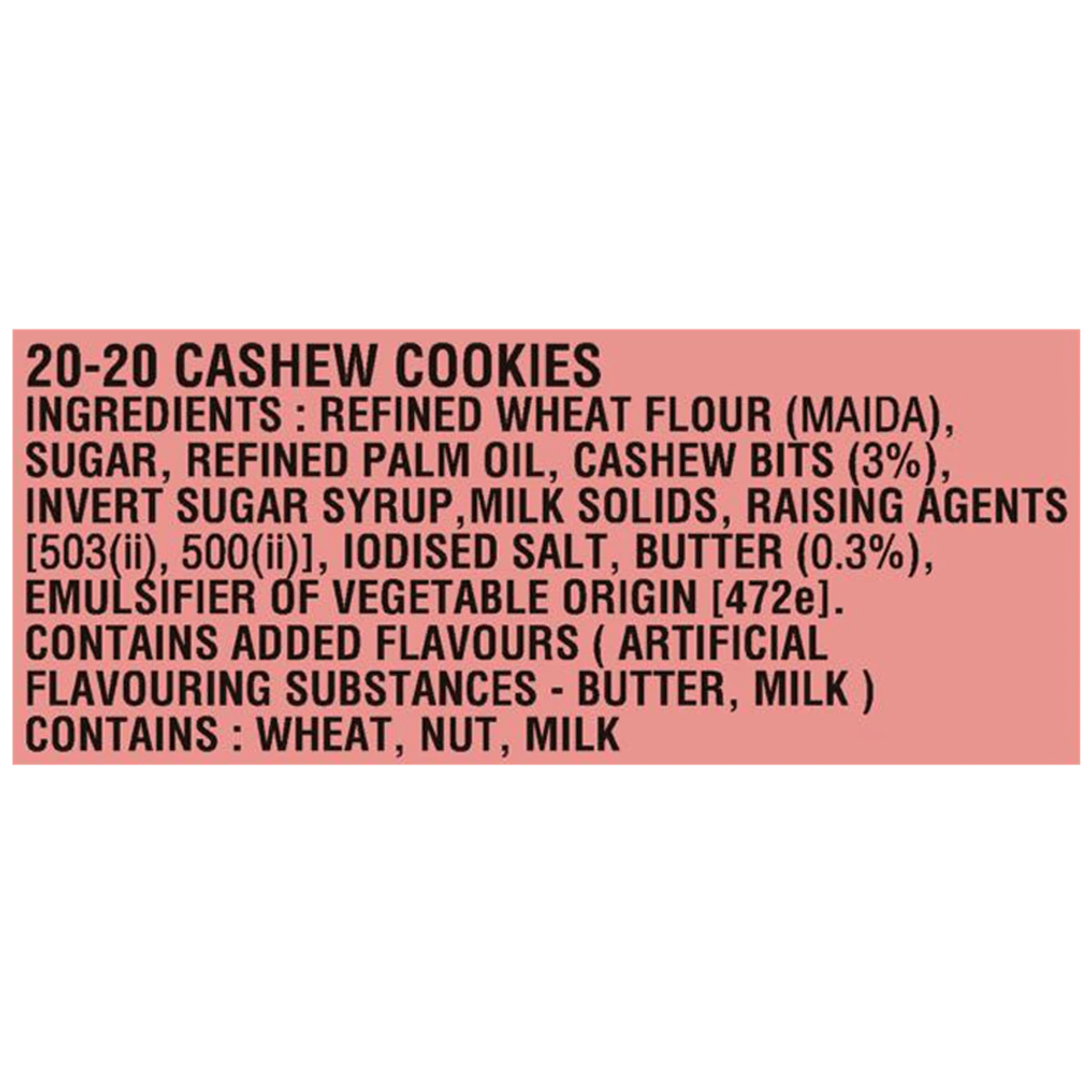 20-20 Cashew Cookies