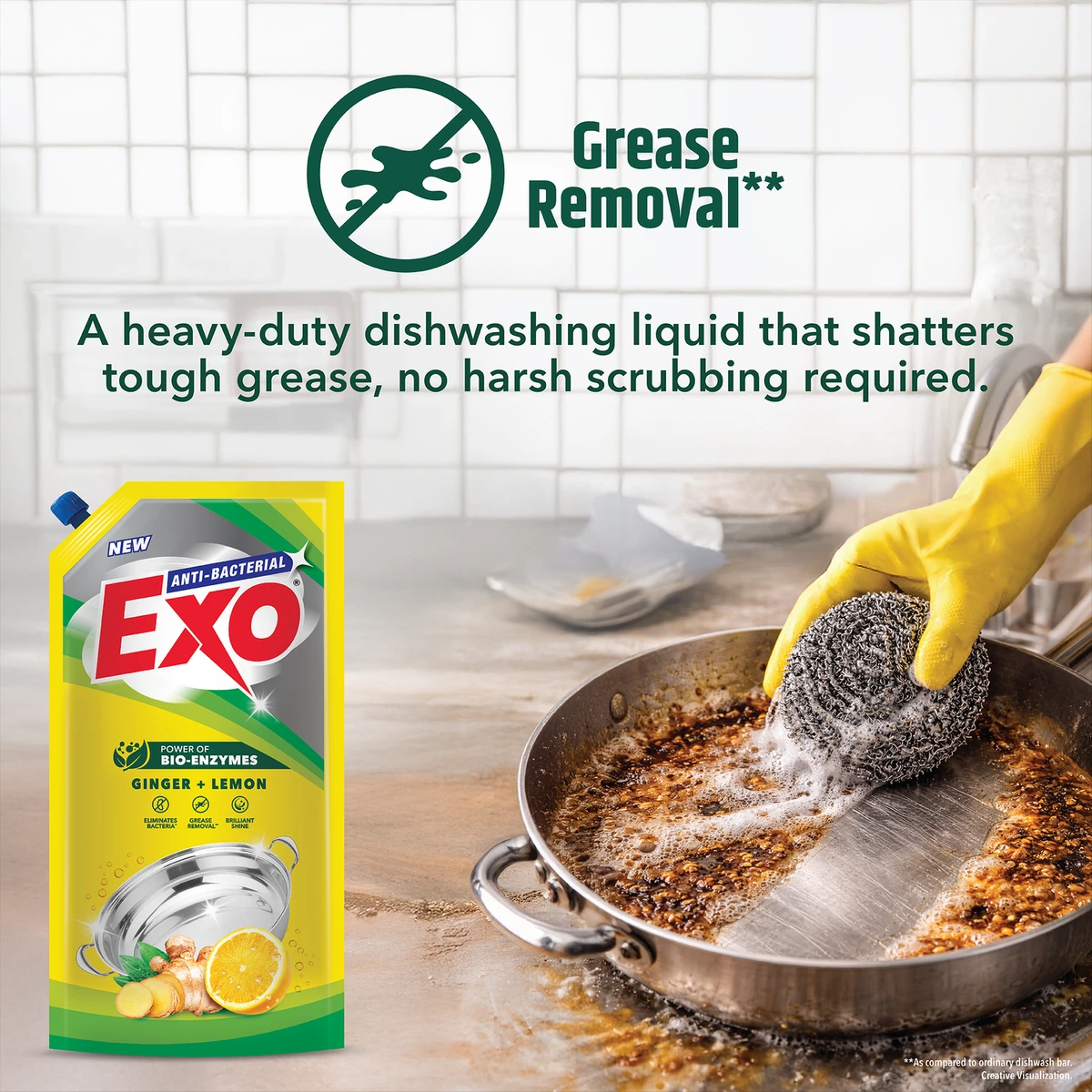 Anti Bacterial Ginger + Lemon Dishwash Gel