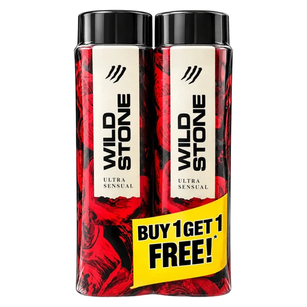 Wild Stone Ultra Sensual Fragrant Talc Buy 1 Get 1 Free