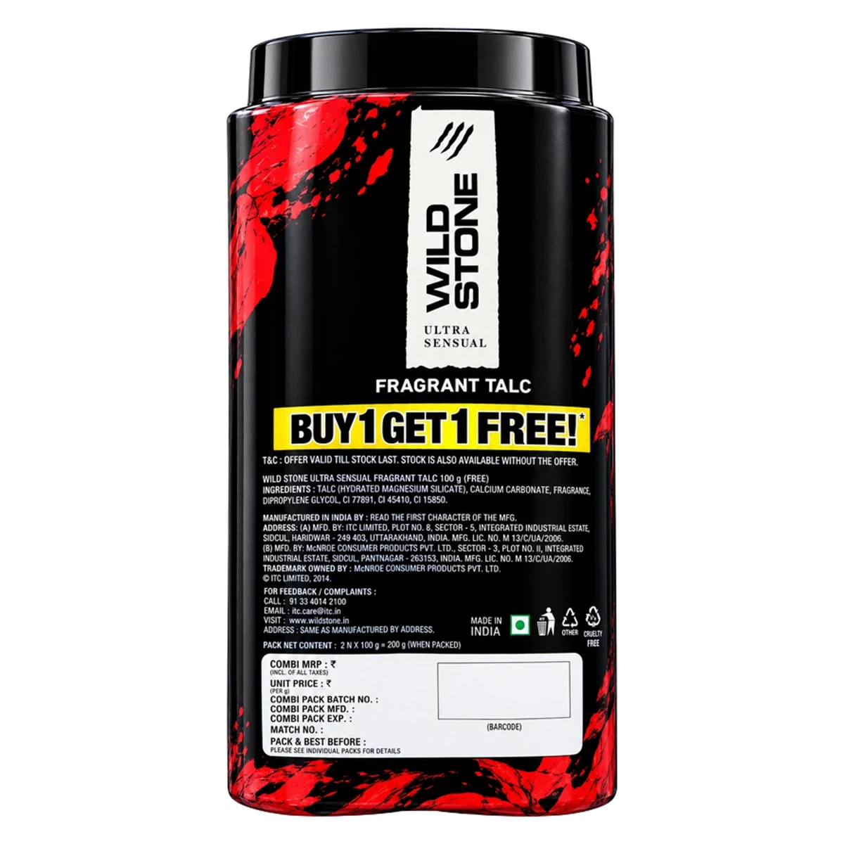 Ultra Sensual Fragrant Talc Buy 1 Get 1 Free