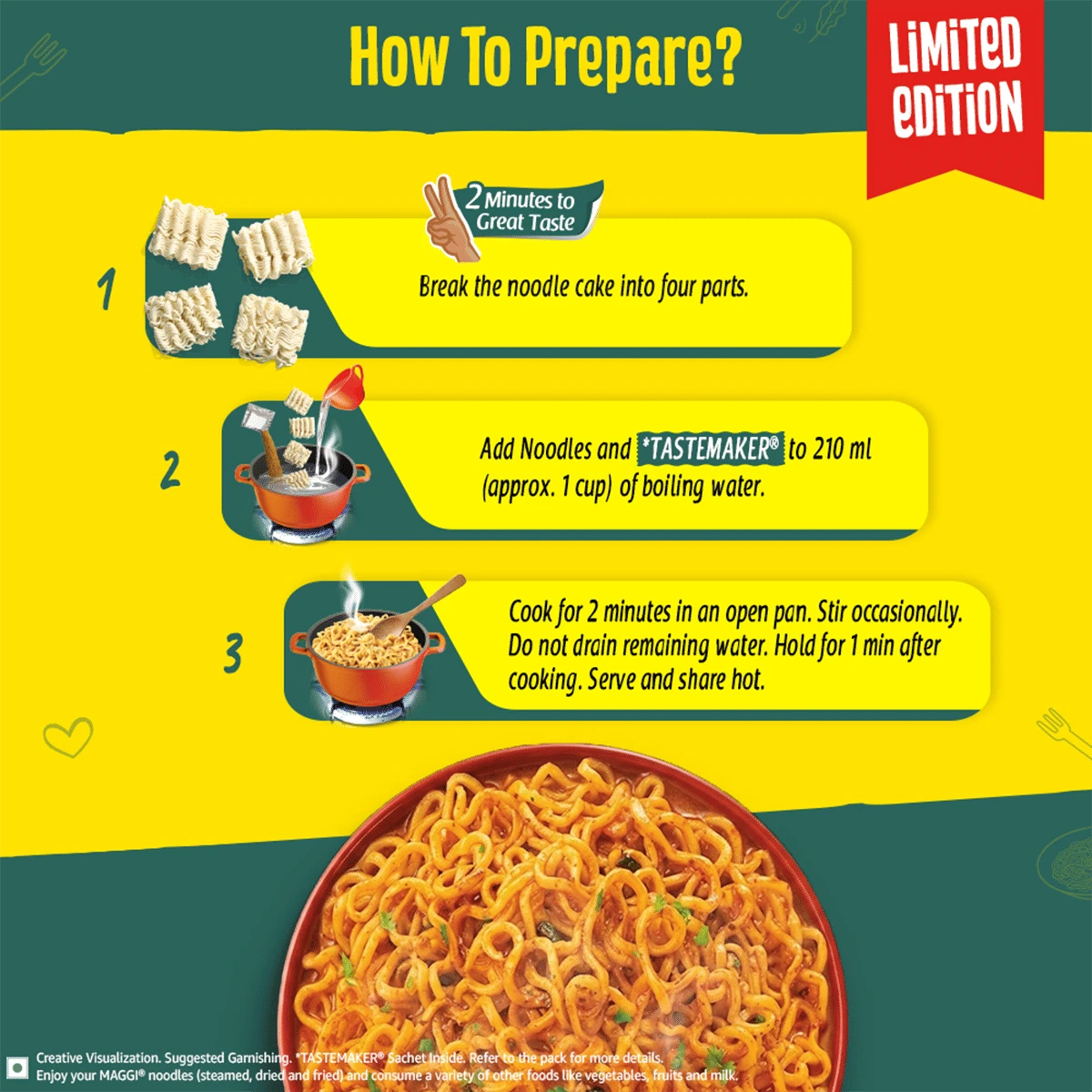 Maggi 2-Minute Instant Curry Masala Noodles