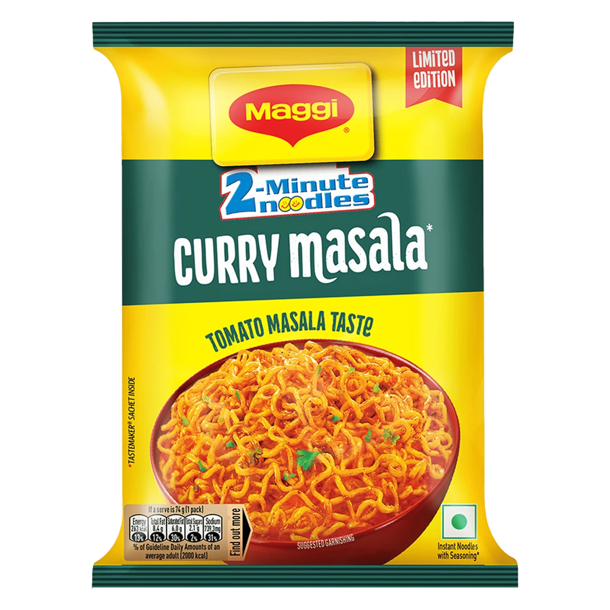 Maggi 2-Minute Instant Curry Masala Noodles
