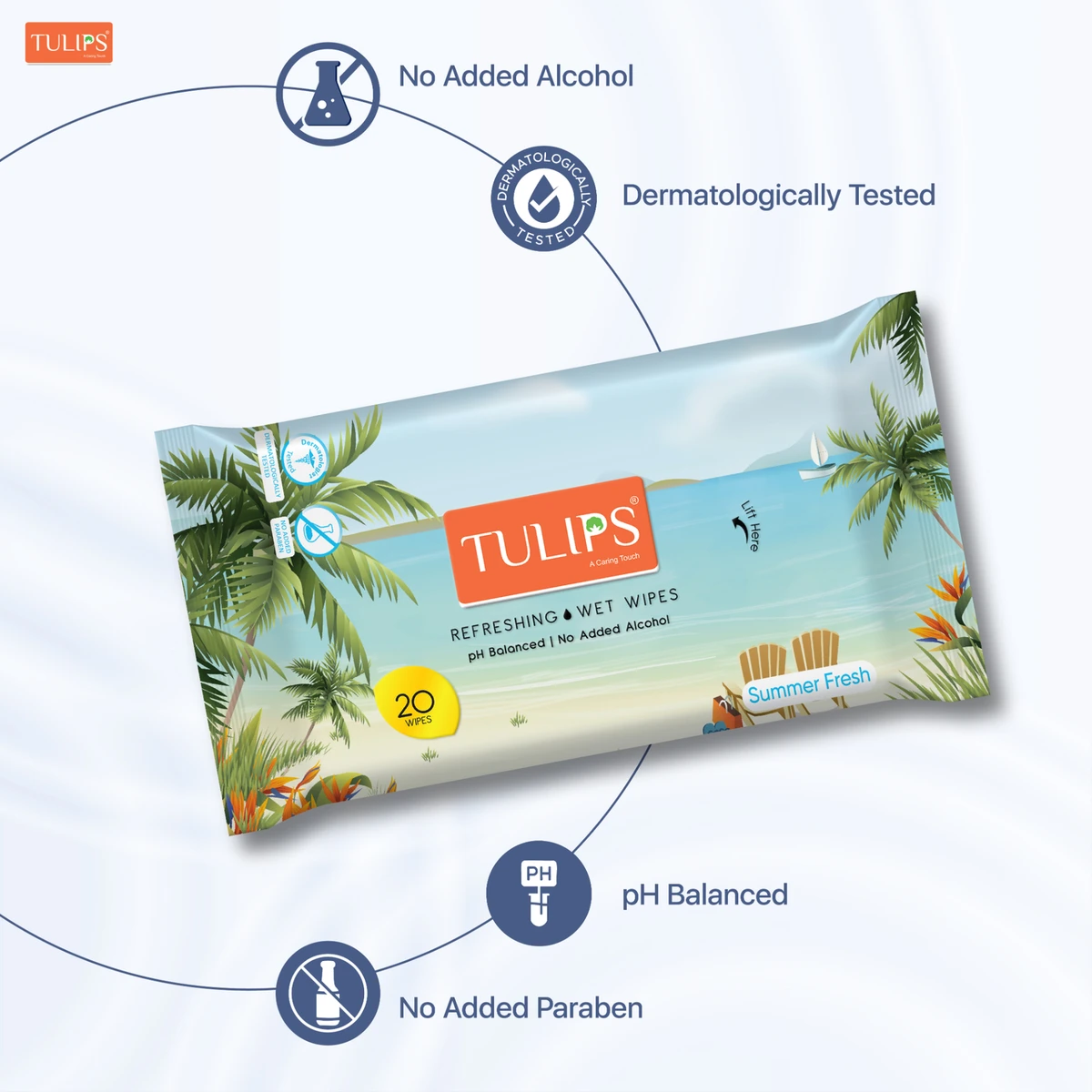 Summer Fresh Refreshing Wet Wipes