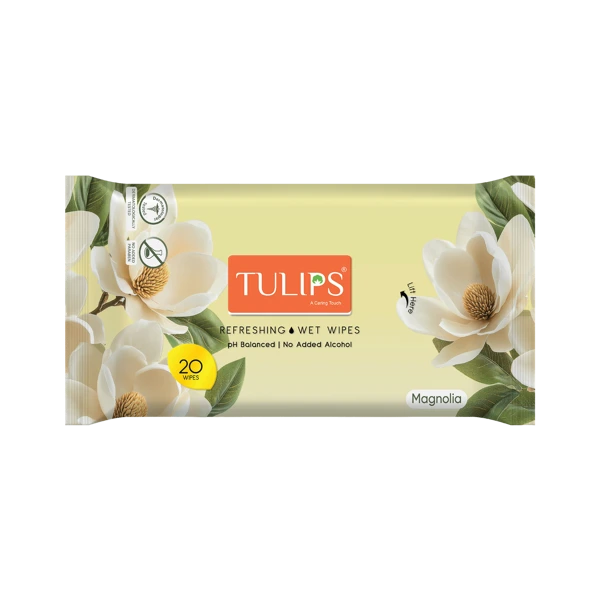 Tulips Magnolia Refreshing Wet Wipes
