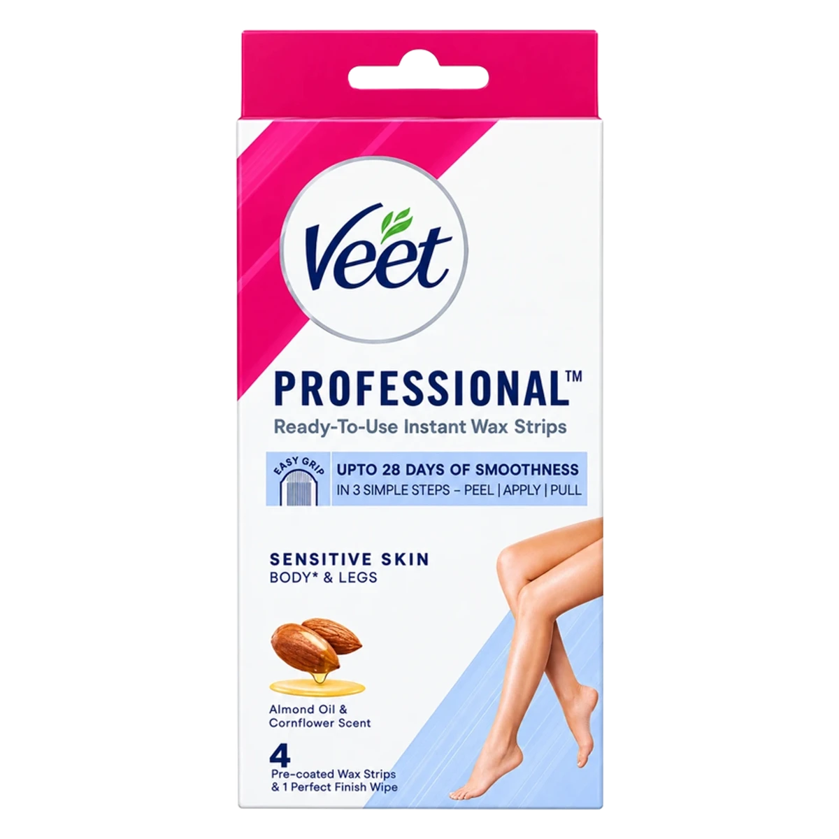Professional Ready-to-use Wax Strips for Sensitive Skin